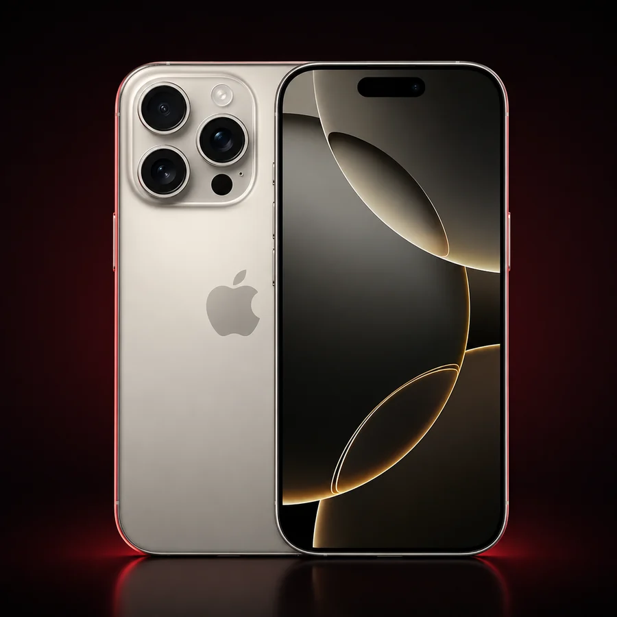 iPhone 16 Pro Max na cor Titânio Deserto